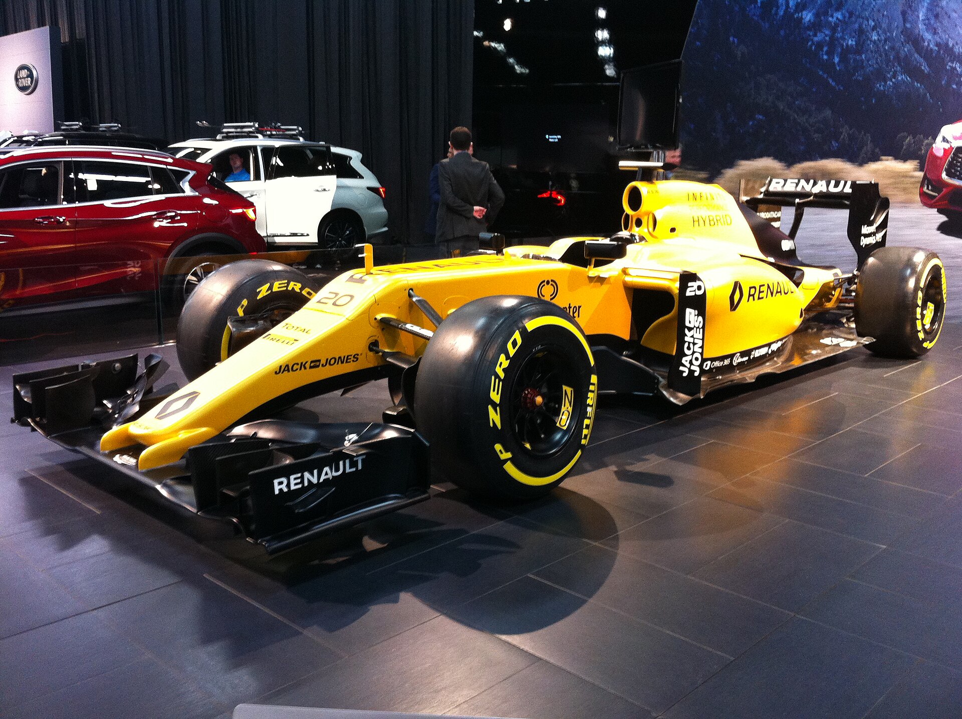 Renault R.S.16 Formula One car at Edmonton Motorshow