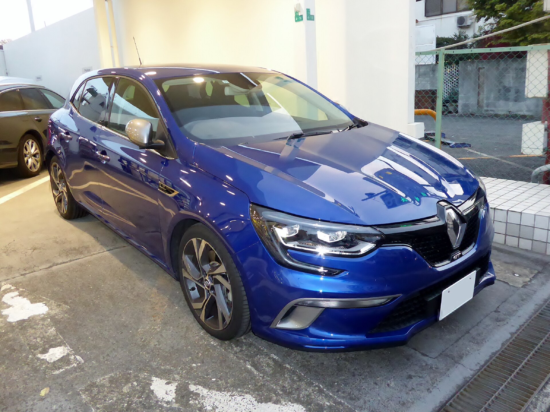 Renault MEGANE GT (ABA-BBM5M), fourth generation, front view