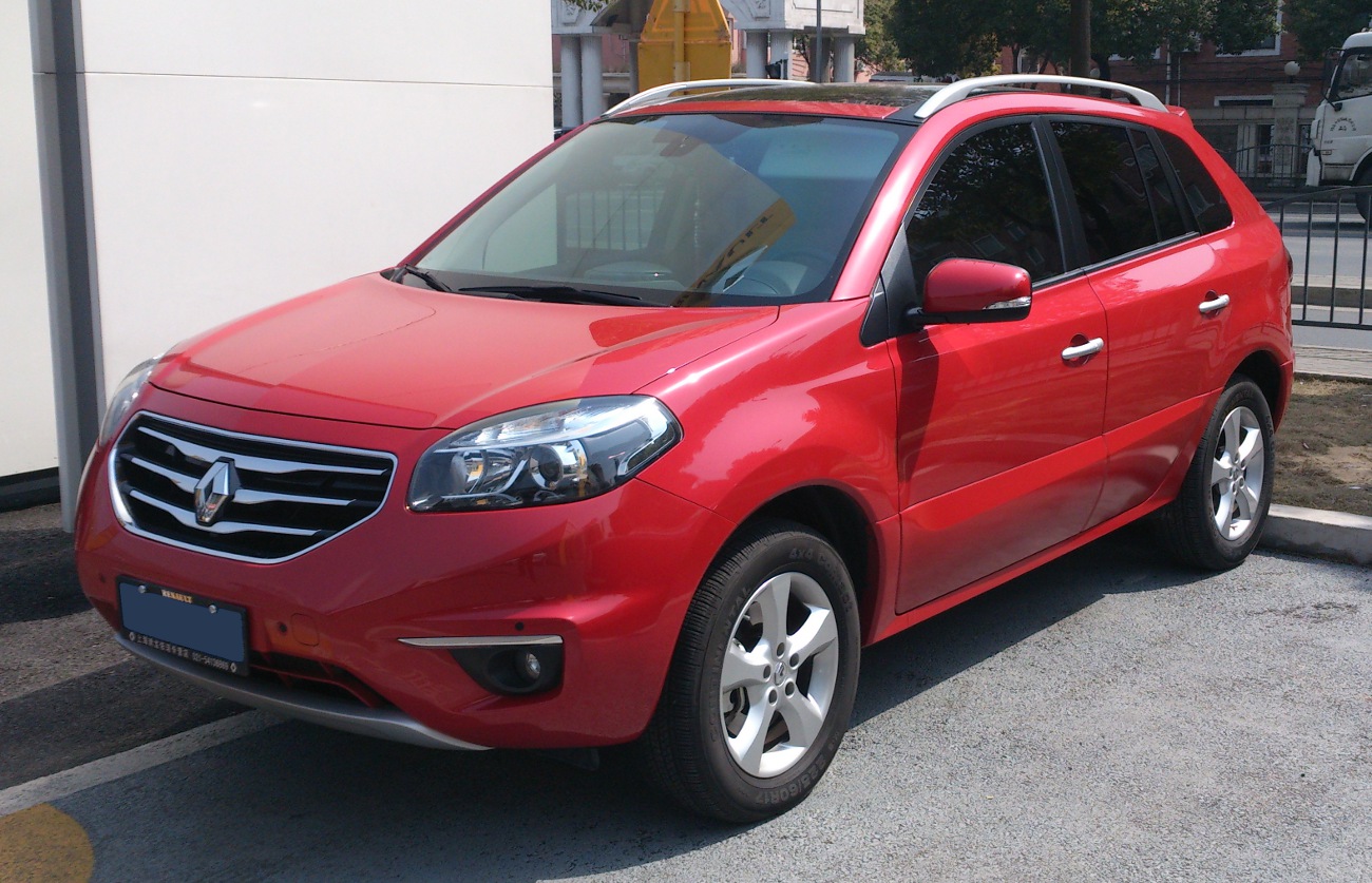 Renault Koleos facelift model in China, March 2013