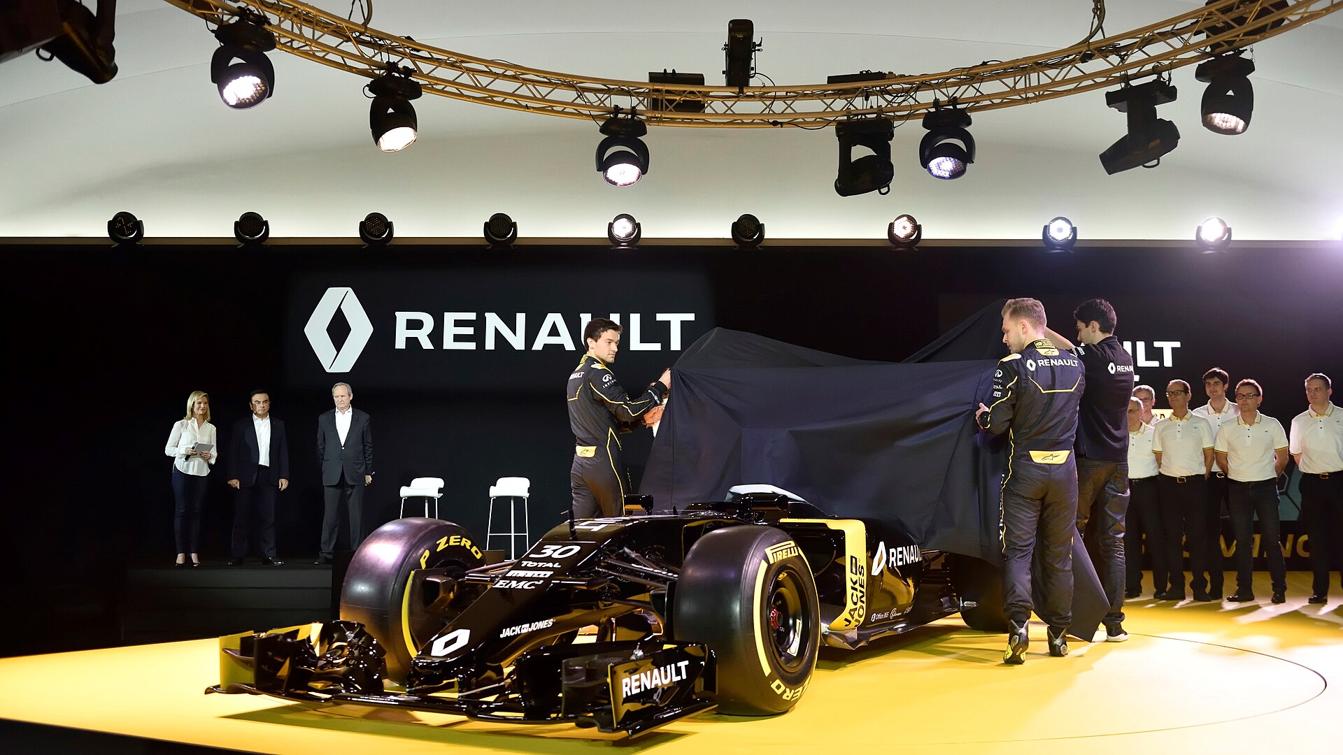 Renault F1 Team launch event for the 2016 Formula One season.