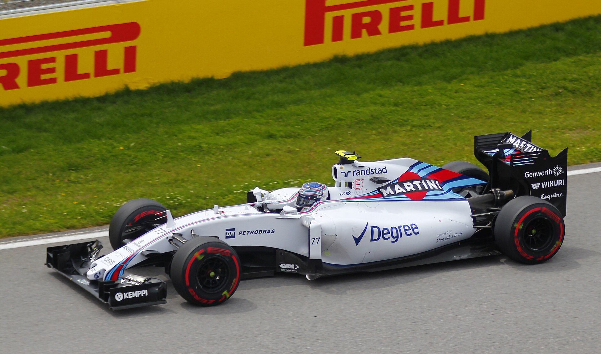 Valtteri Bottas in 2015, the period relevant to the article.