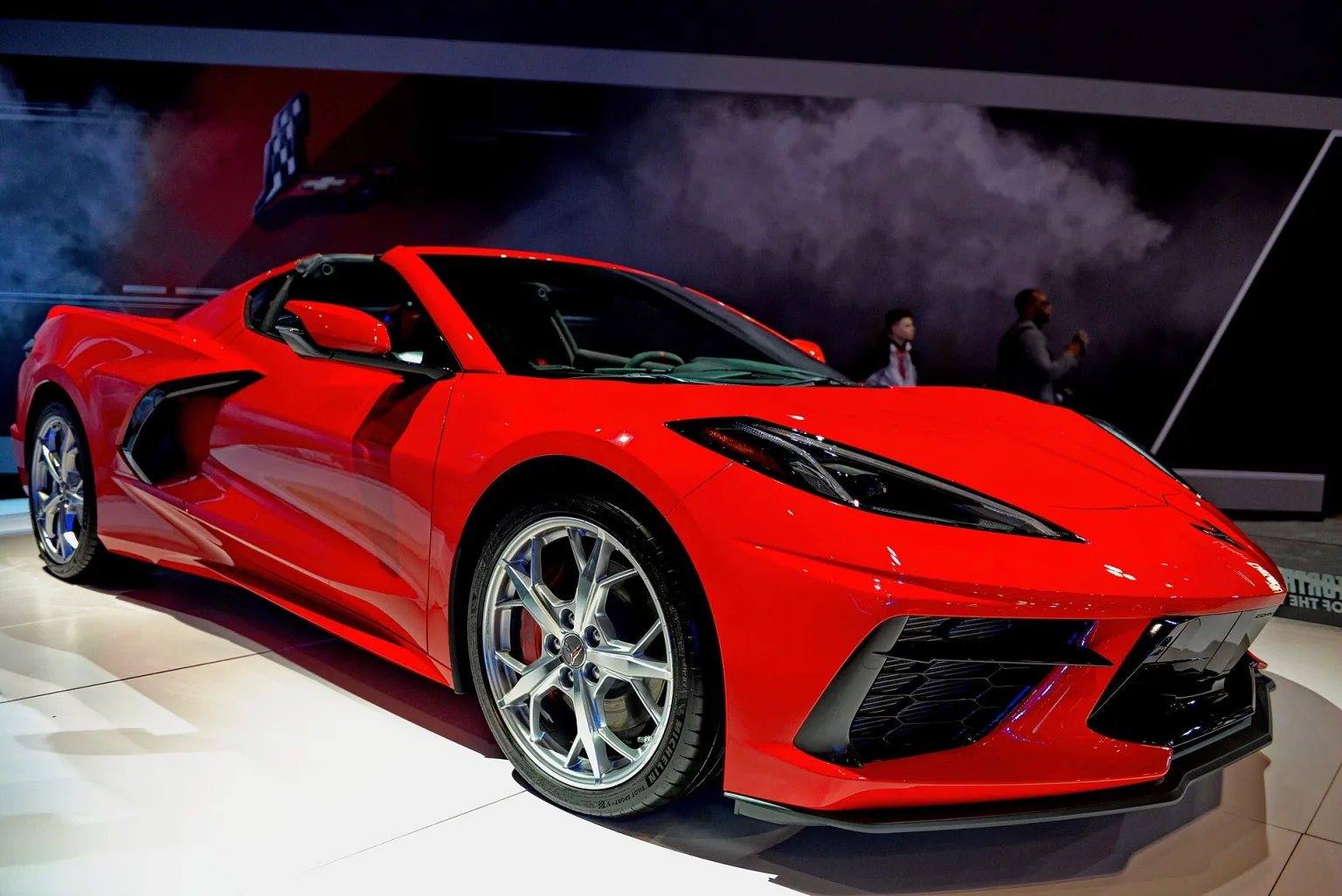Chevrolet Corvette Stingray C8, the mid-engined Corvette generation.