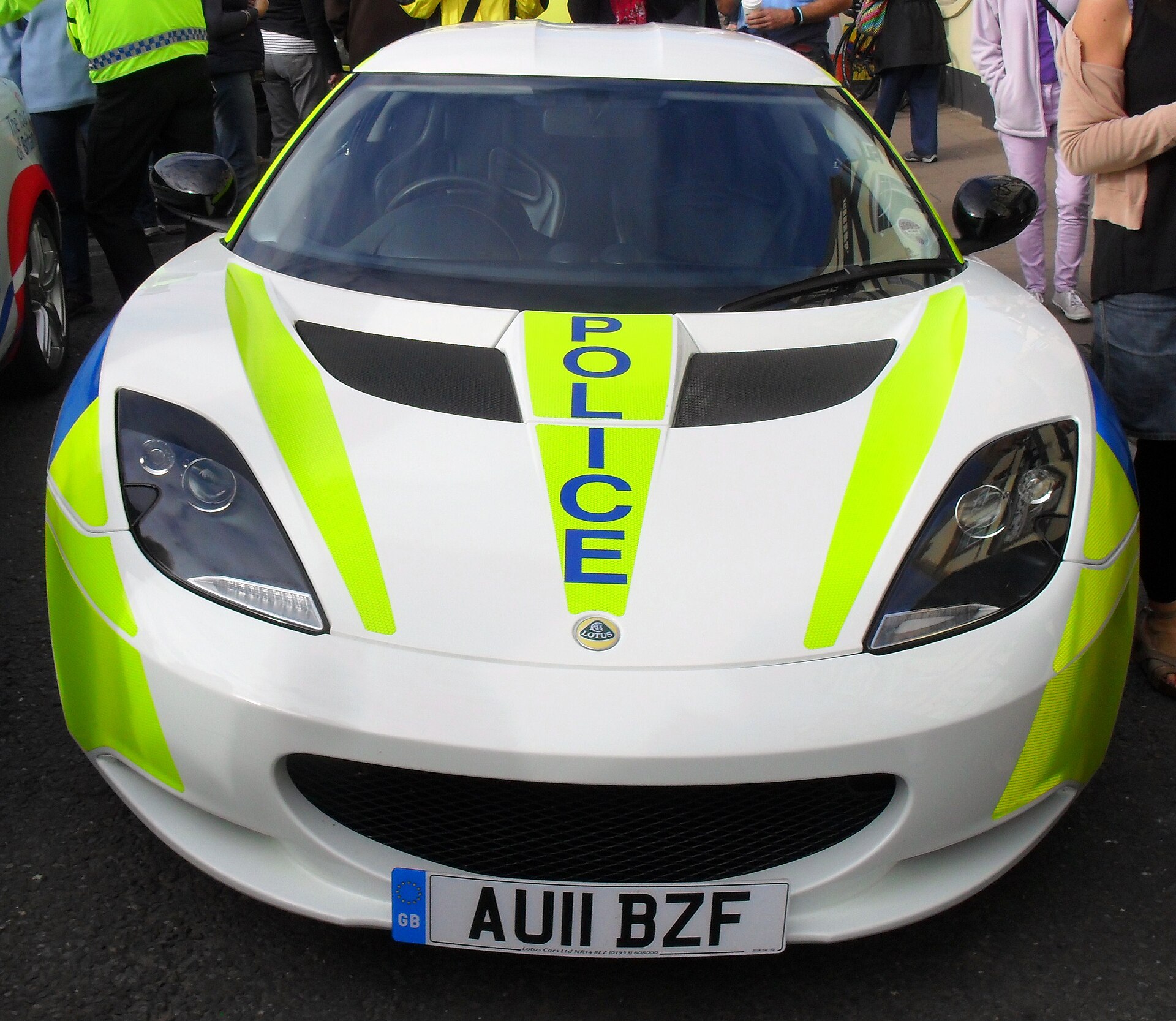 Lotus Evora S in Romanian police livery
