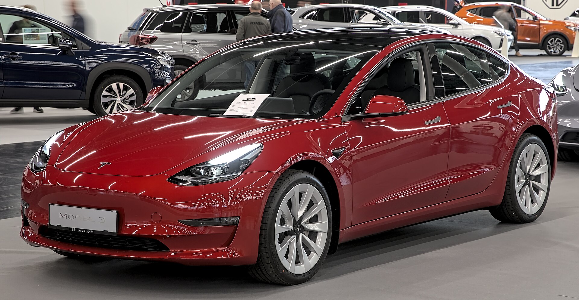 Tesla Model 3, first generation, as introduced in 2016