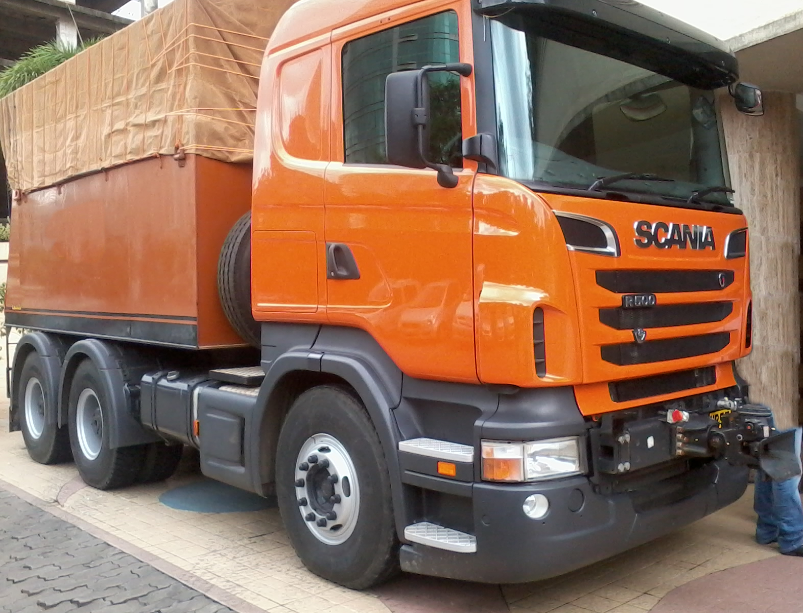 Scania R500 truck in India, 2013