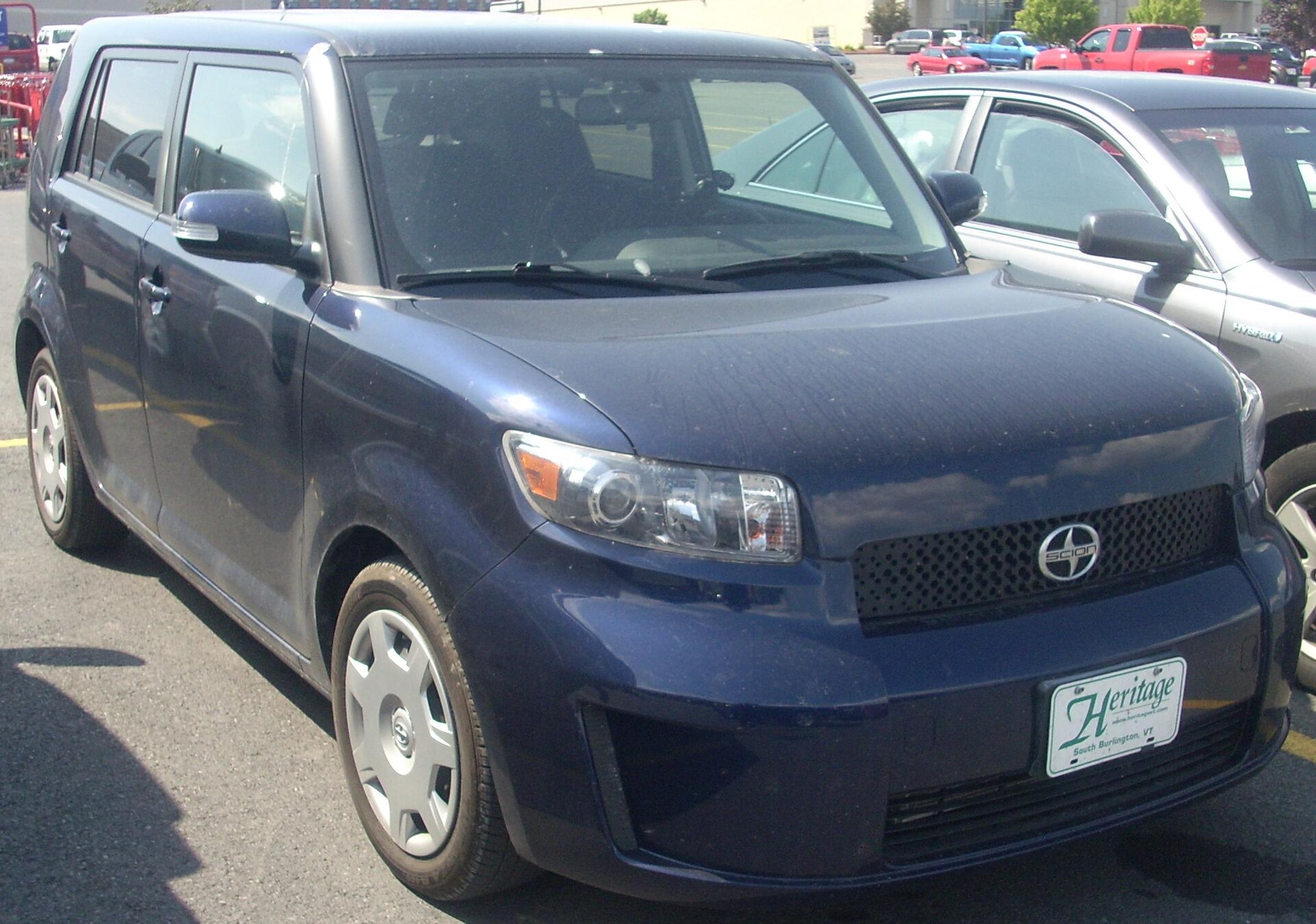 Front view of a Scion xB, likely a late model from the second generation.