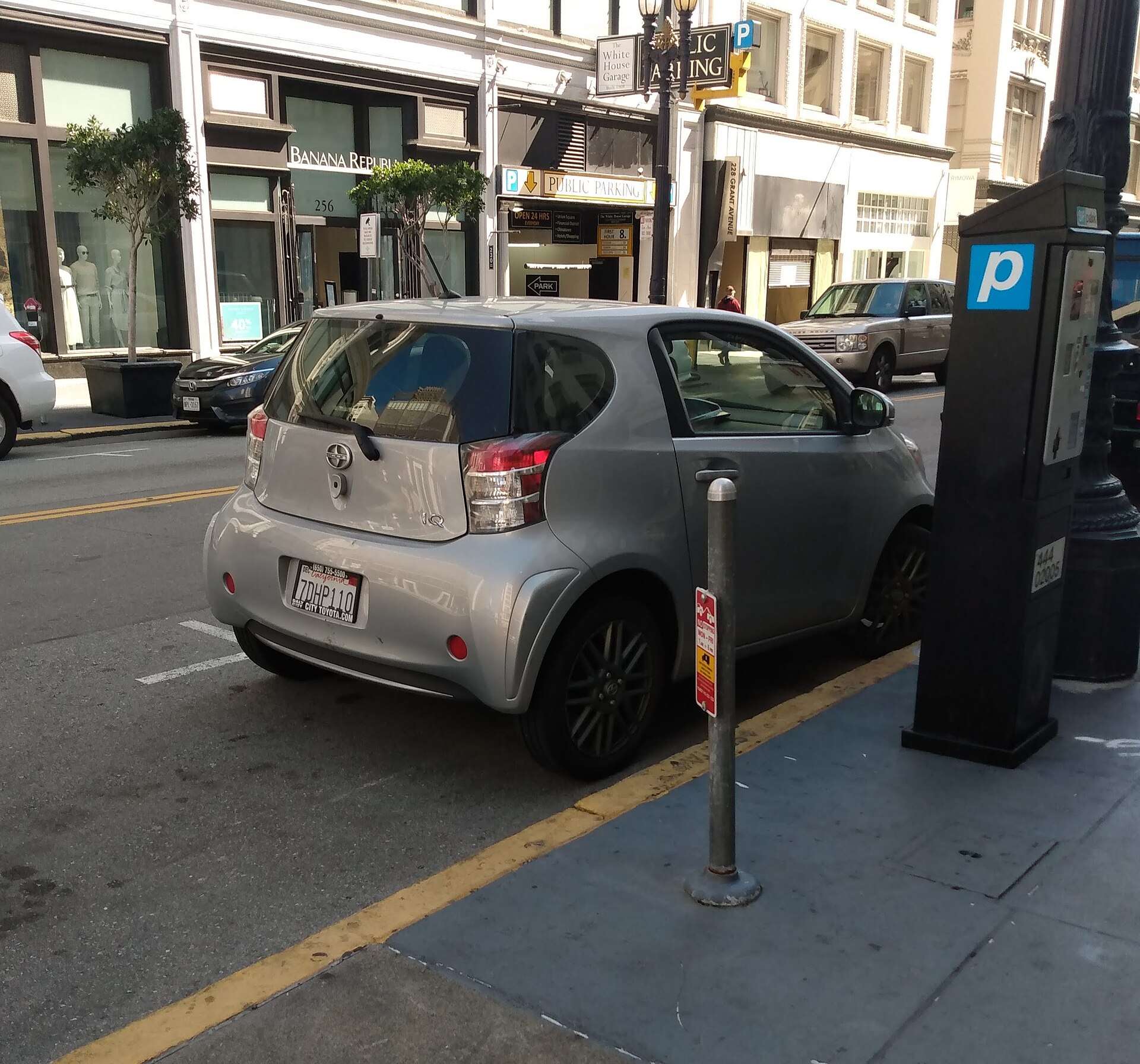 Rear view of a Scion iQ