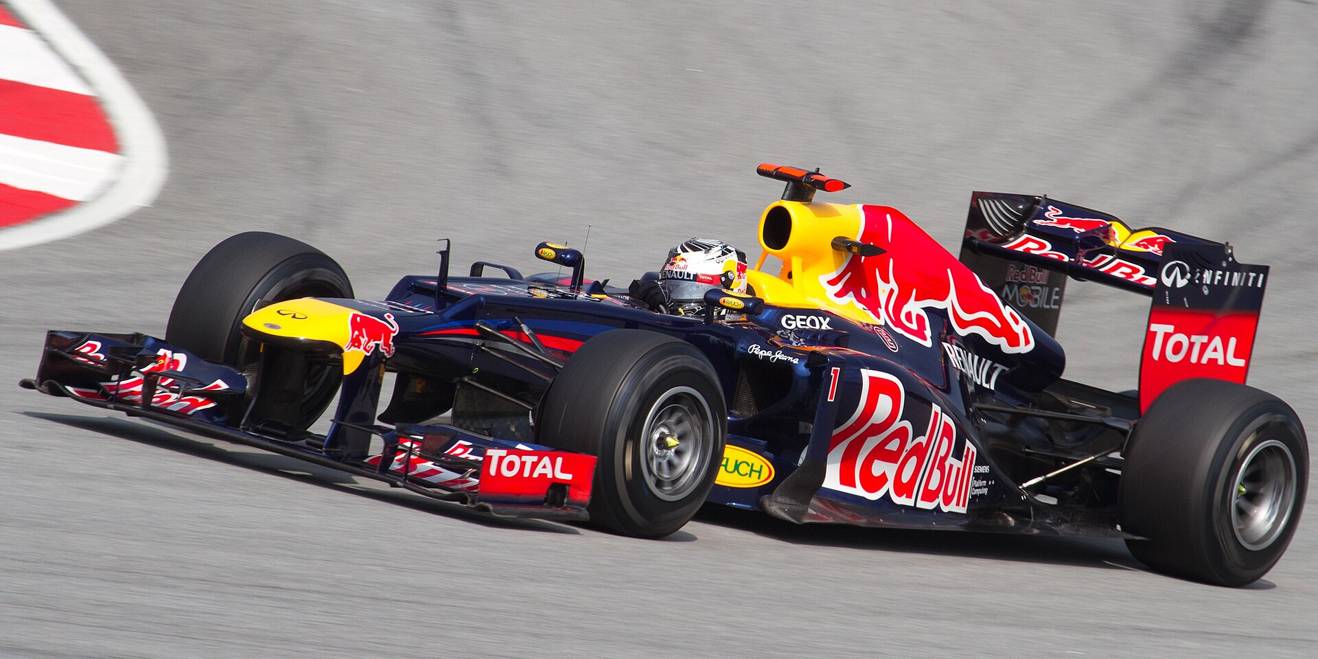 Sebastian Vettel during 2012 Malaysian Grand Prix qualifying.