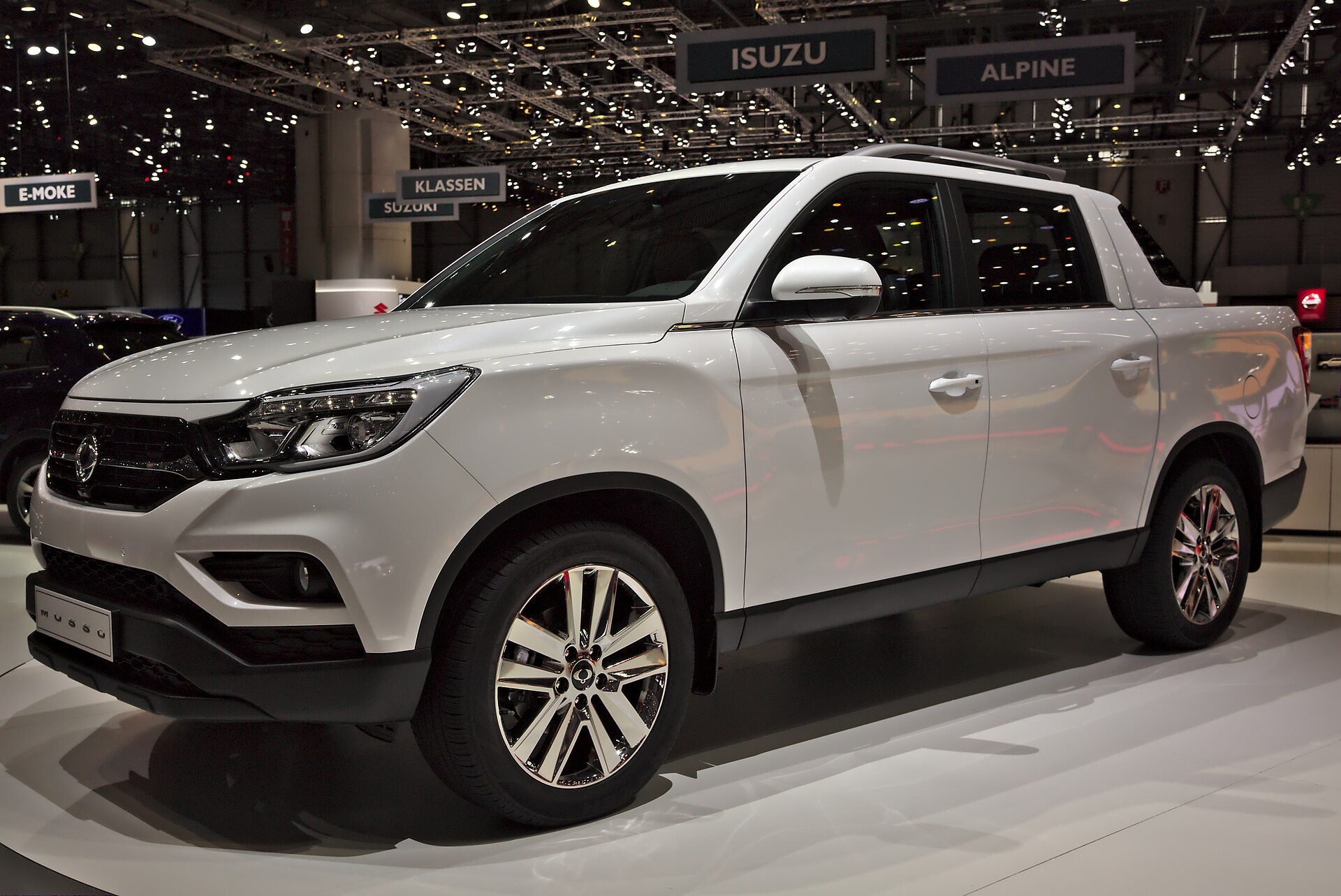 2018 SsangYong Musso pickup at the Geneva Motor Show