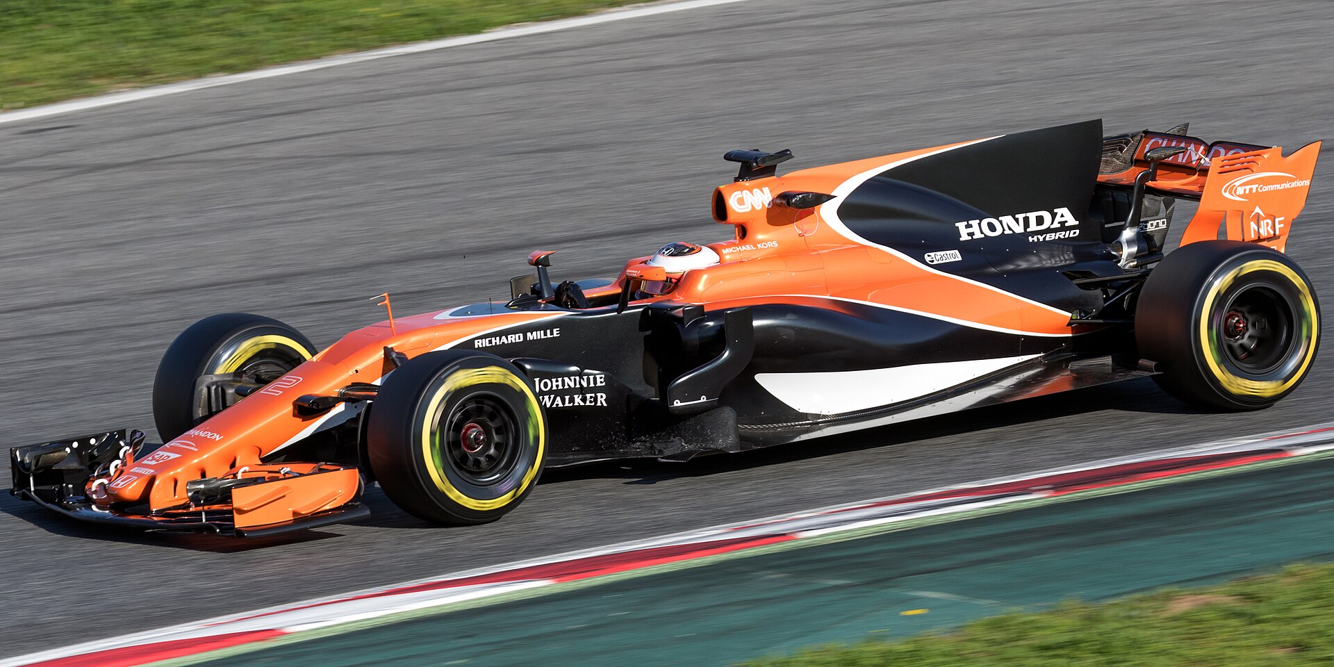 Stoffel Vandoorne testing for McLaren in 2017