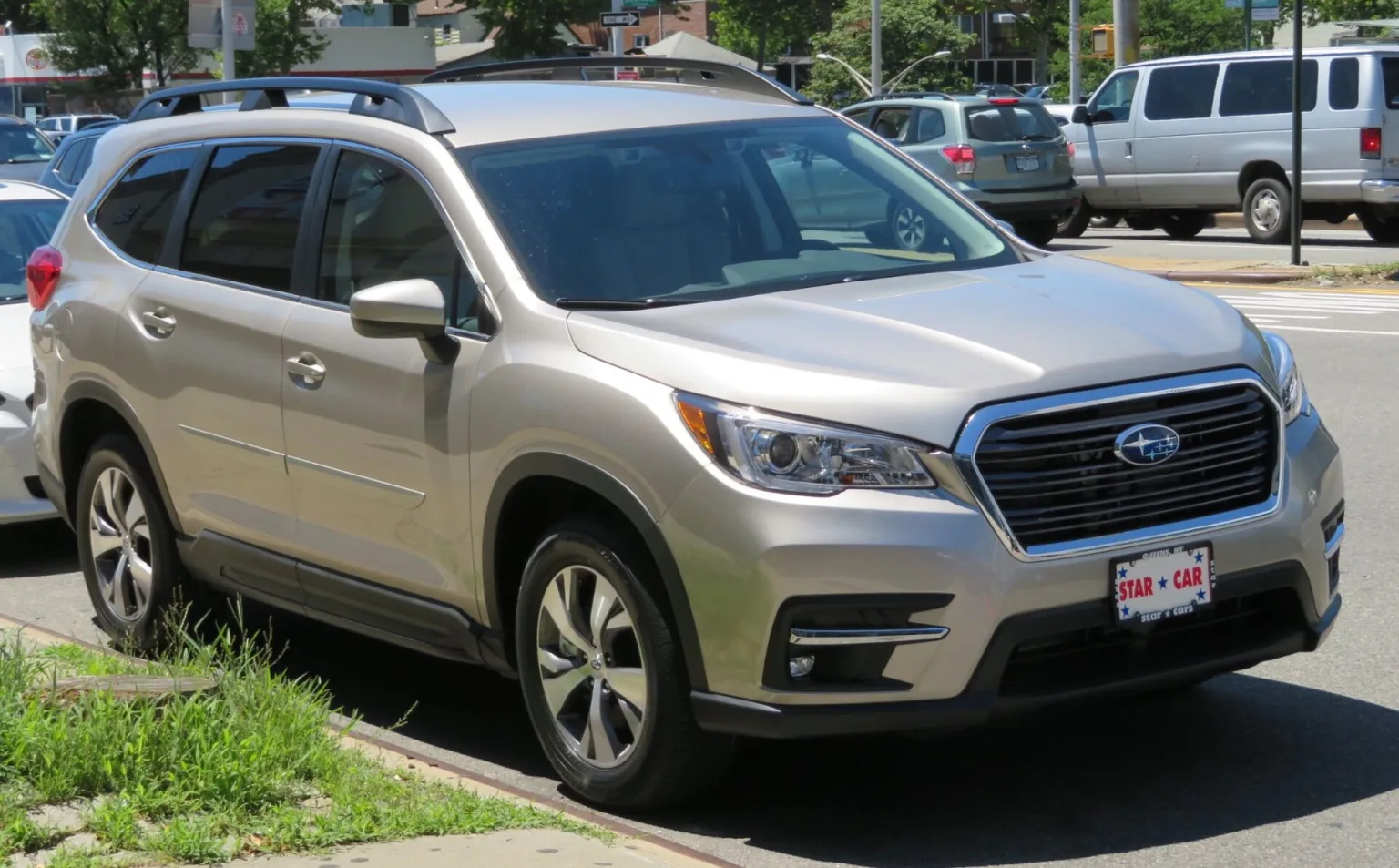 2019 Subaru Ascent, first generation, front view
