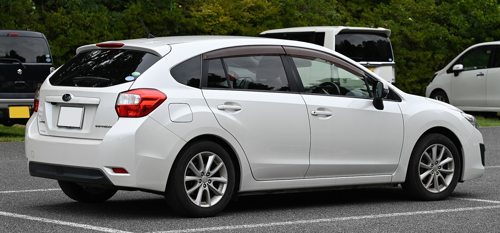 2011-2014 Subaru Impreza Sport AWD, correct generation for 2014 UK Impreza.
