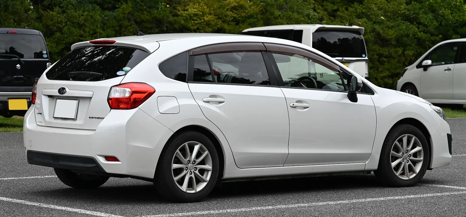 2011-2014 Subaru Impreza Sport AWD, correct generation for 2014 UK Impreza.