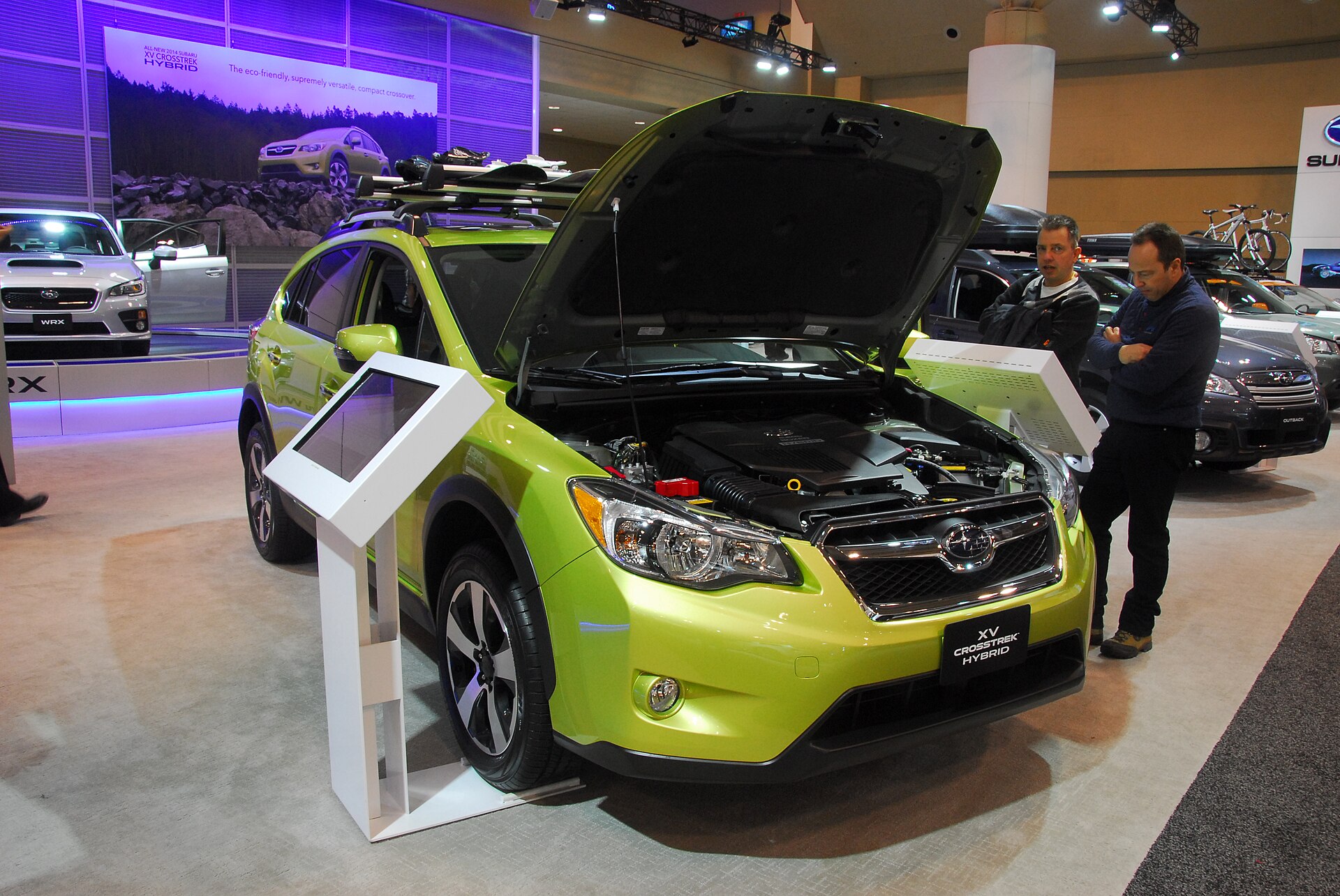 Subaru XV Crosstrek Hybrid (first generation, exterior view)