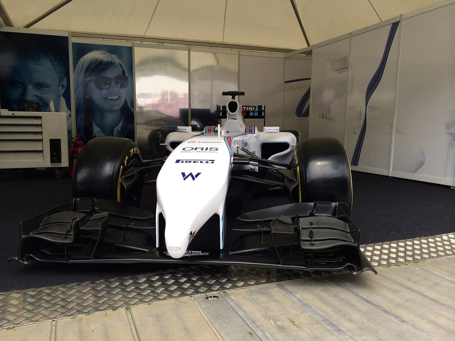 Williams F1 car from the 2014-2015 Formula One seasons.