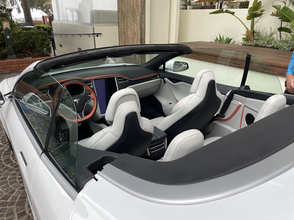 Tesla Model S Convertible by ARES in California