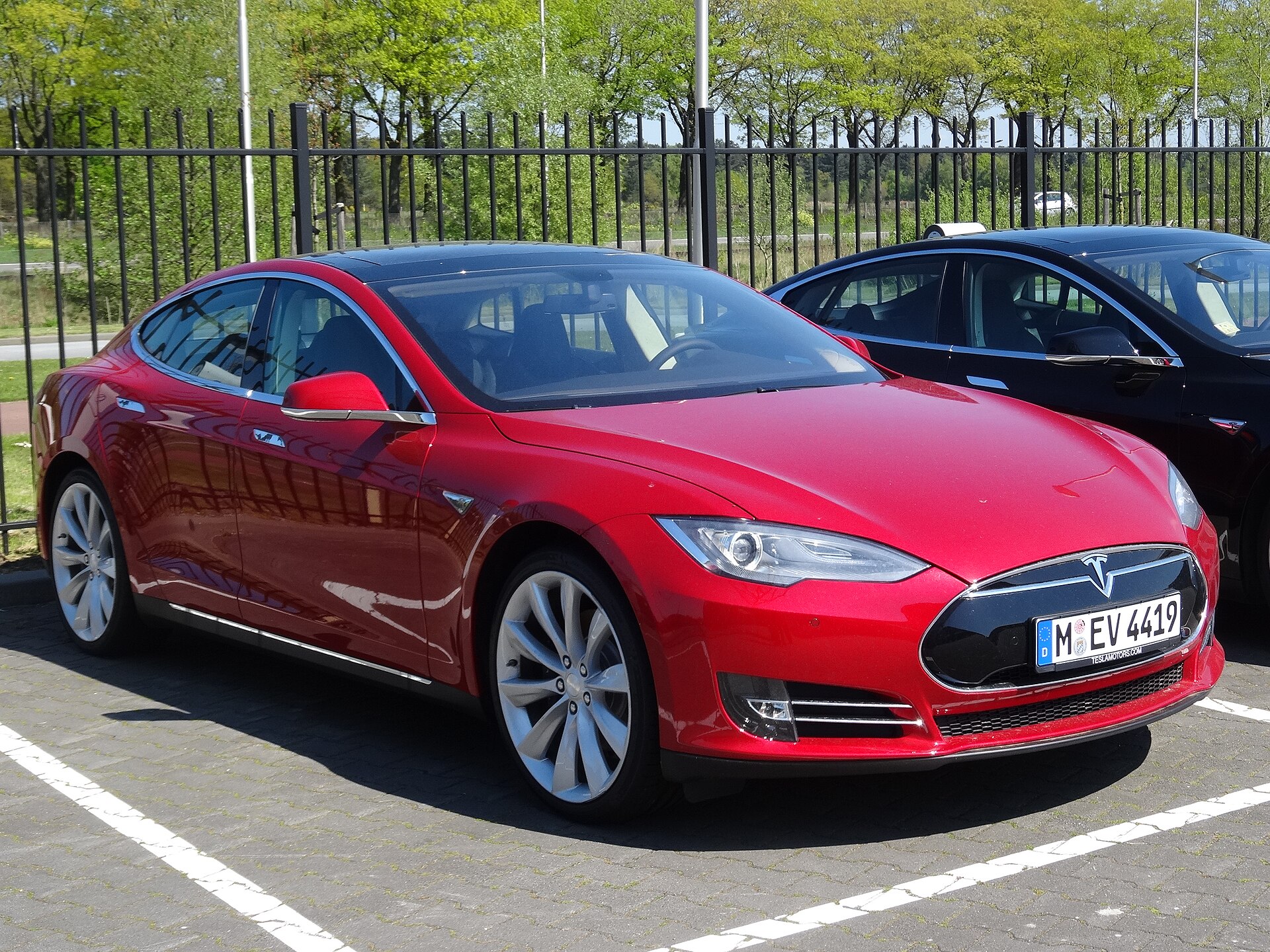 2014 Tesla Model S in Germany