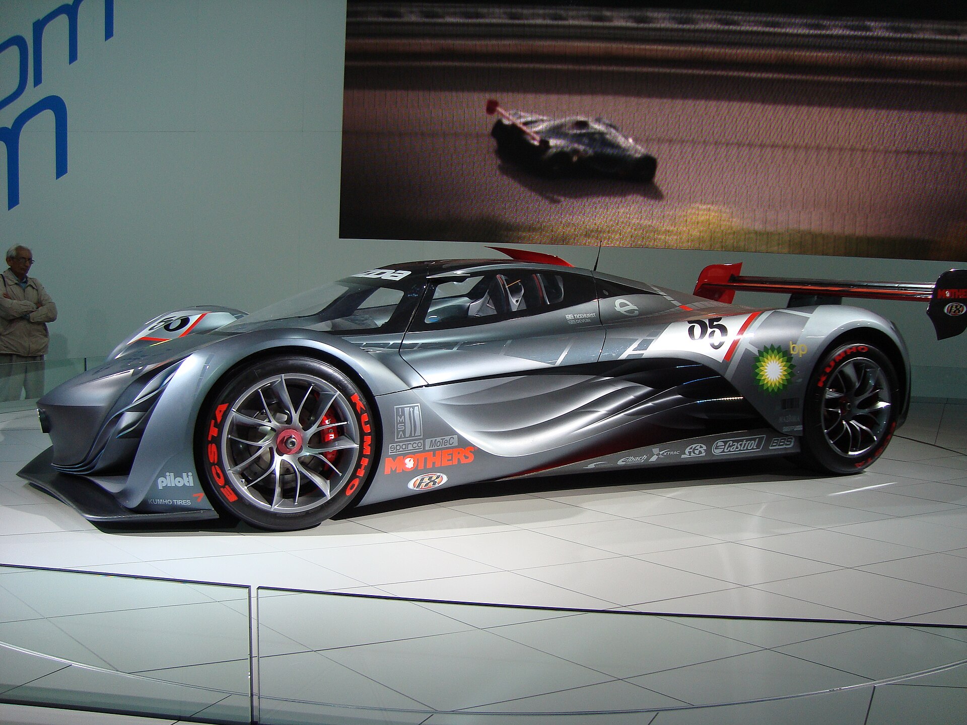 Mazda Furai concept car at the 2008 British Motor Show