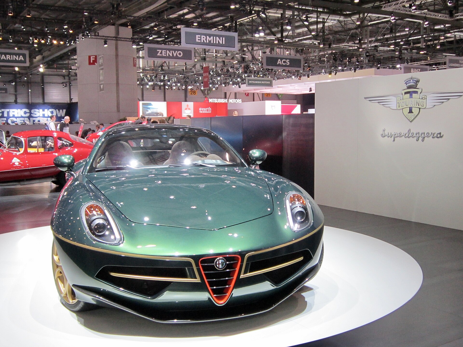 Alfa Romeo Disco Volante by Touring Superleggera at 2014 Geneva Motor Show