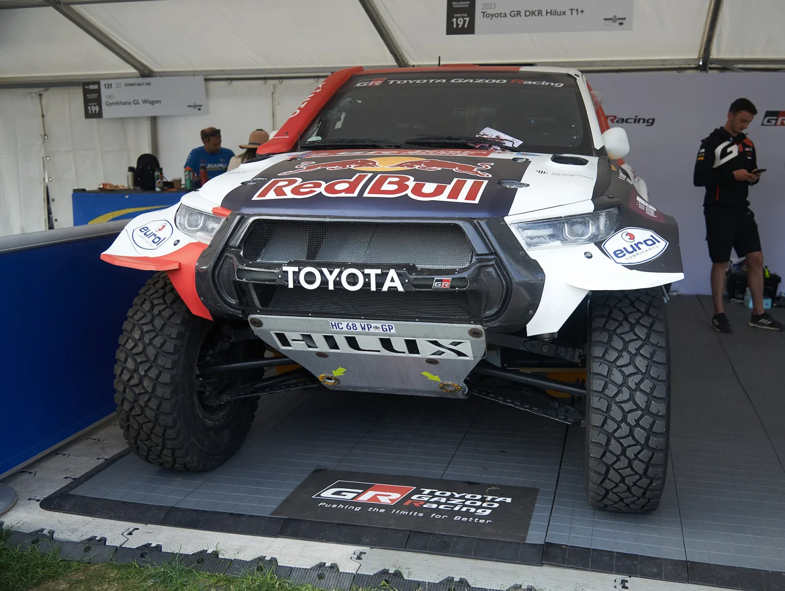 Toyota GR DKR Hilux T1+ rally raid vehicle