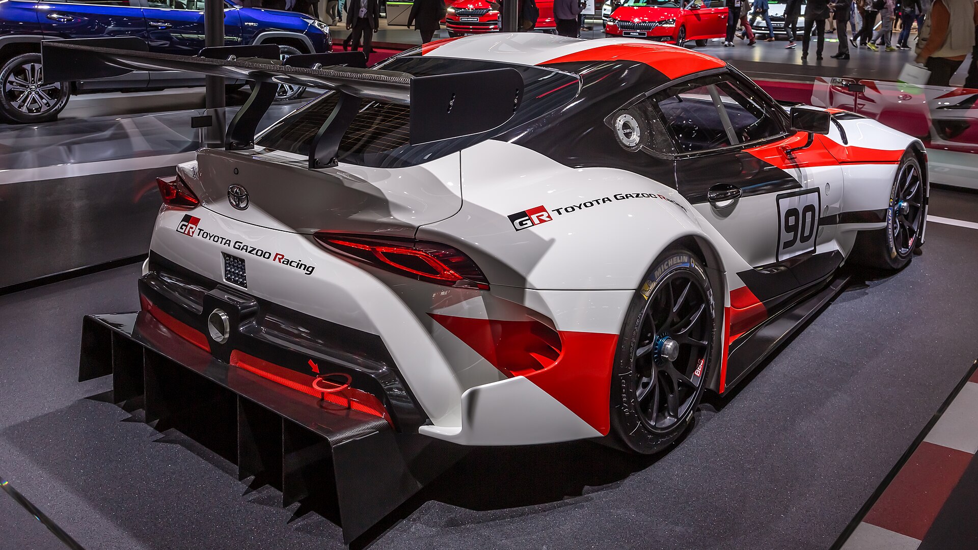 Toyota GR Supra Racing Concept at the 2018 Paris Motor Show