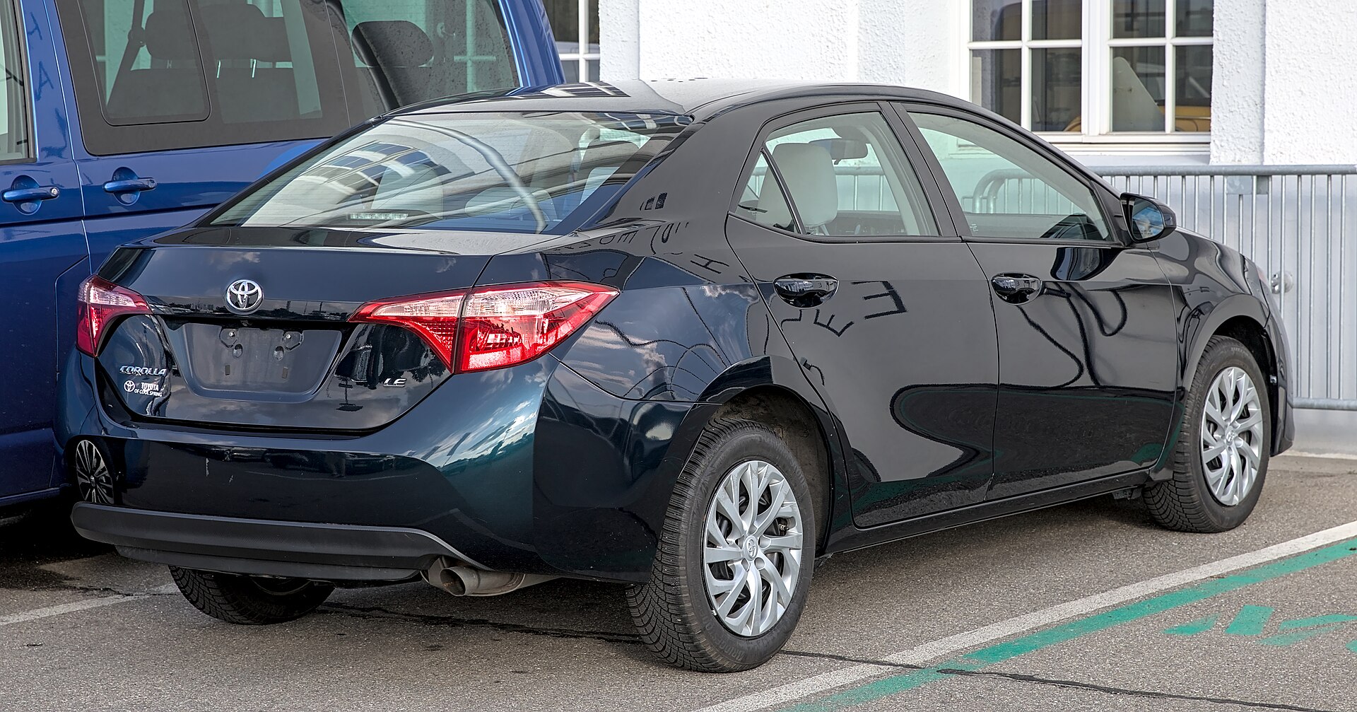 Toyota Corolla (E170, North America) photographed in the USA.