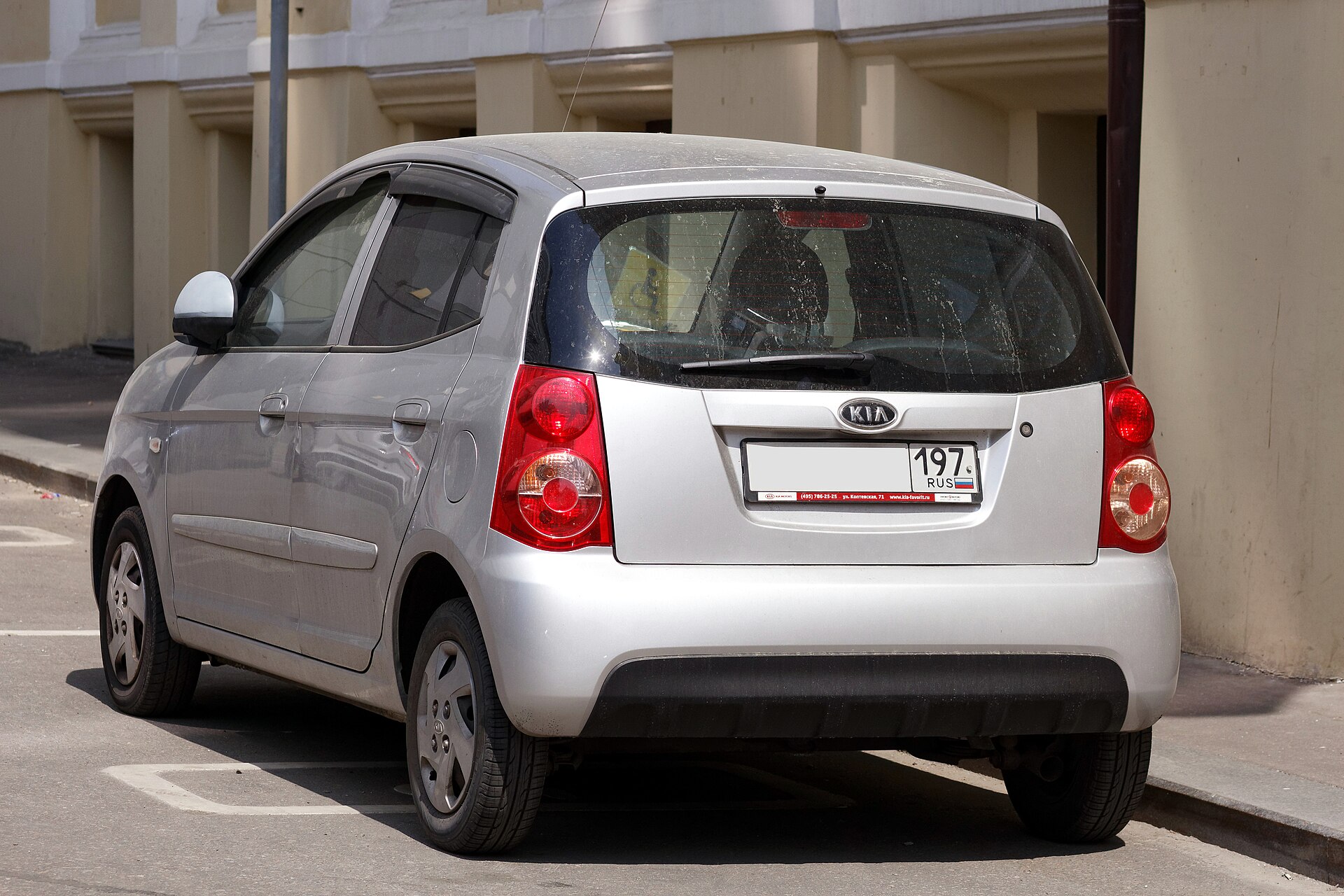 Kia Picanto (SA) in Moscow, photographed in May 2026