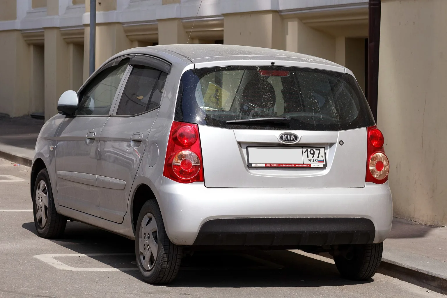 Kia Picanto (SA) in Moscow, photographed in May 2026