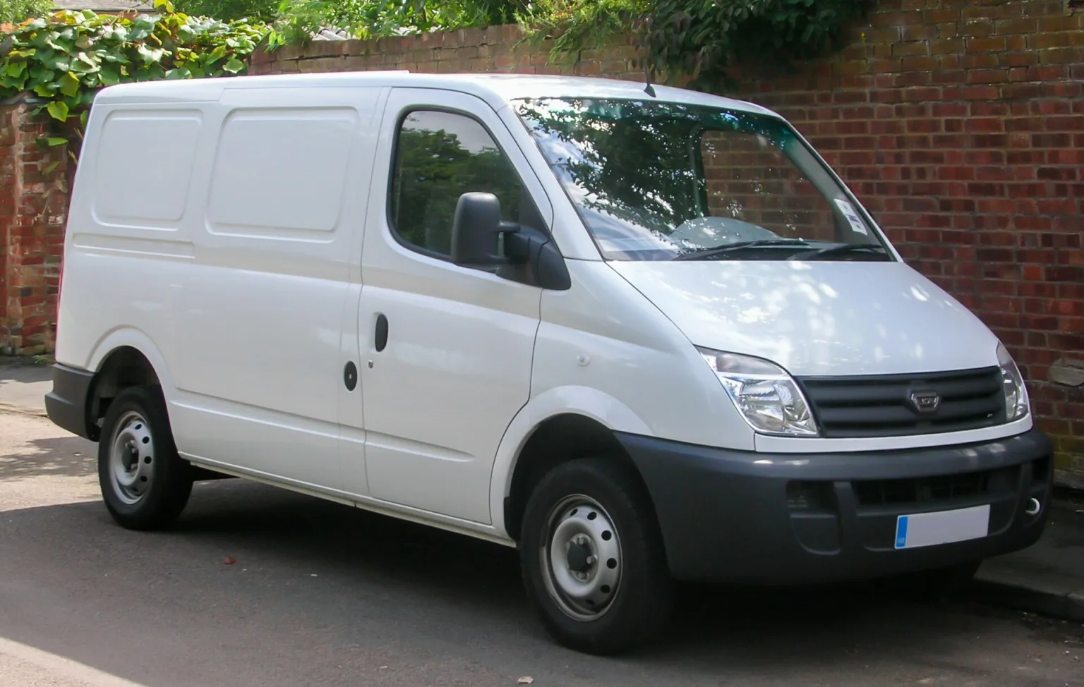 LDV Maxus van, a type of vehicle relevant to van registration statistics.