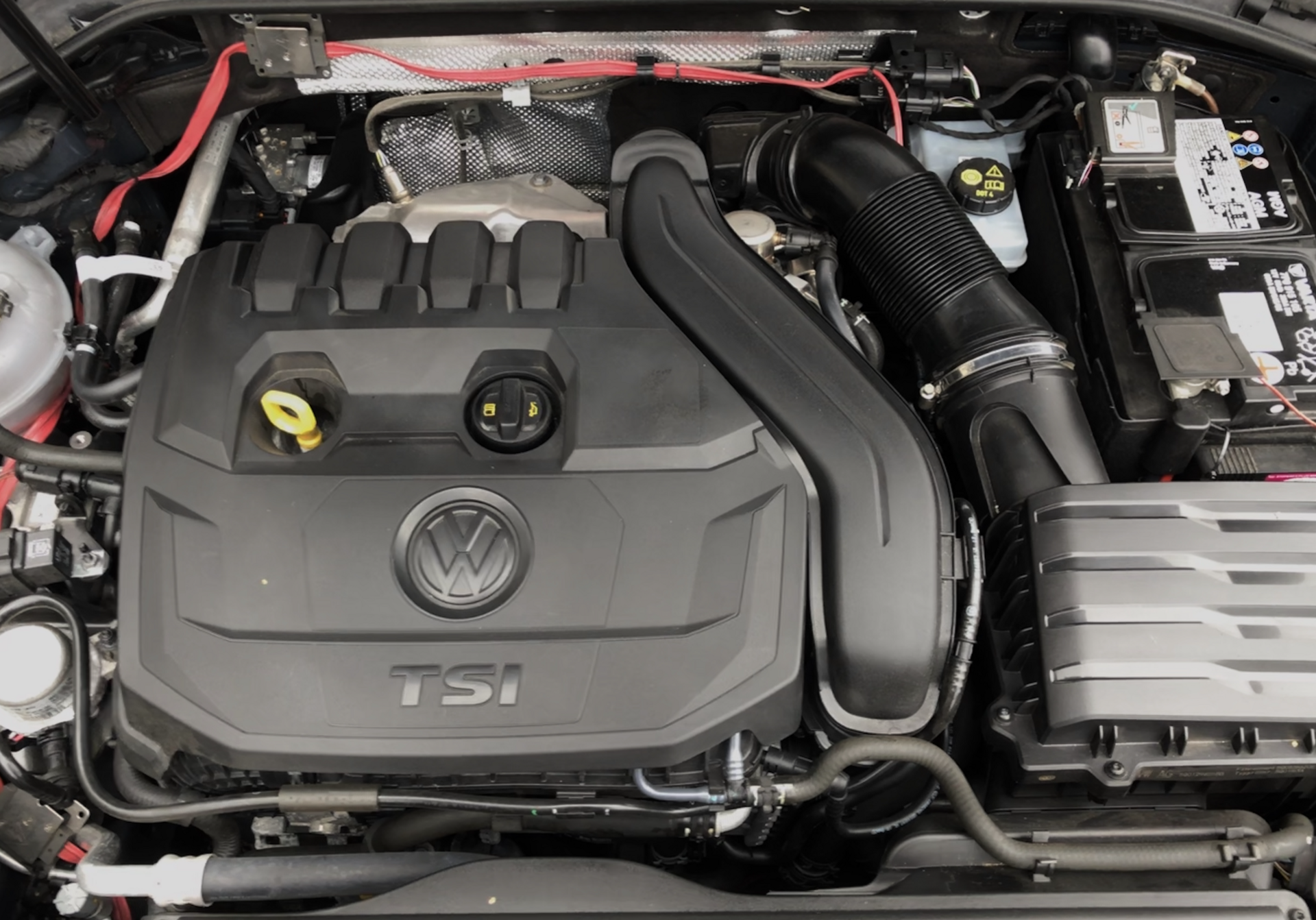 Volkswagen EA211 Evo engine, introduced with variable turbine geometry in 2016.