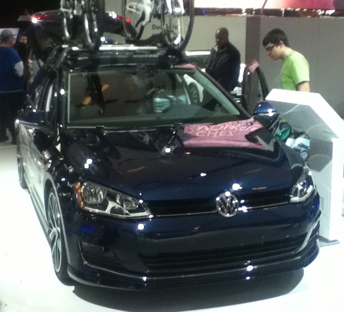 2015 Volkswagen Golf SportWagen at the 2015 MIAS