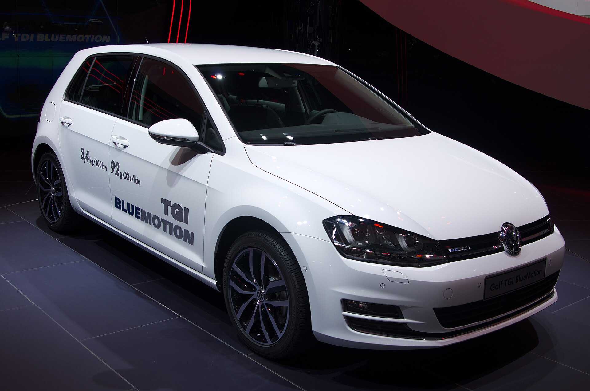Volkswagen Golf TGI BlueMotion at the 2013 Geneva Motor Show