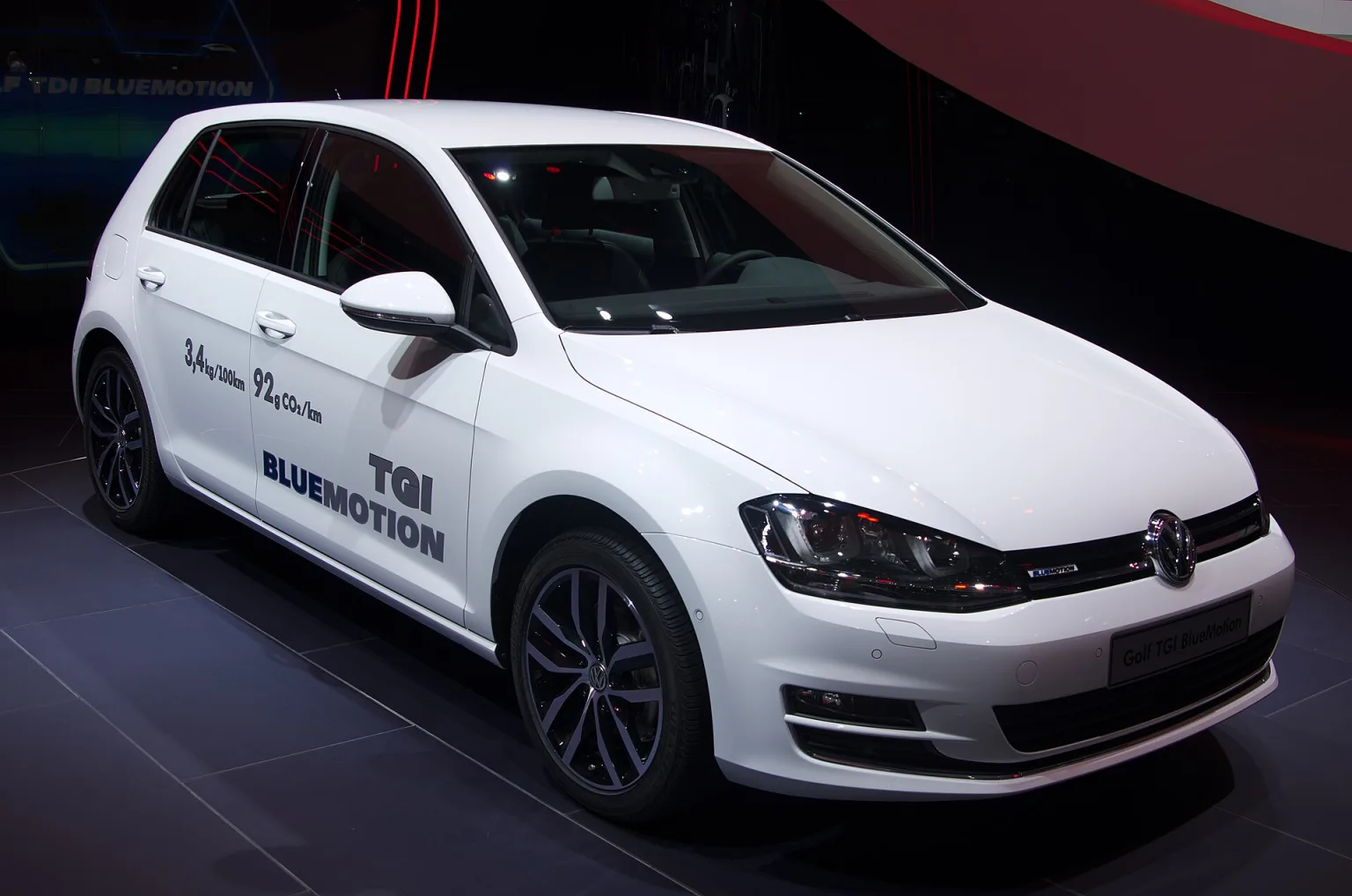Volkswagen Golf TGI BlueMotion at the 2013 Geneva Motor Show