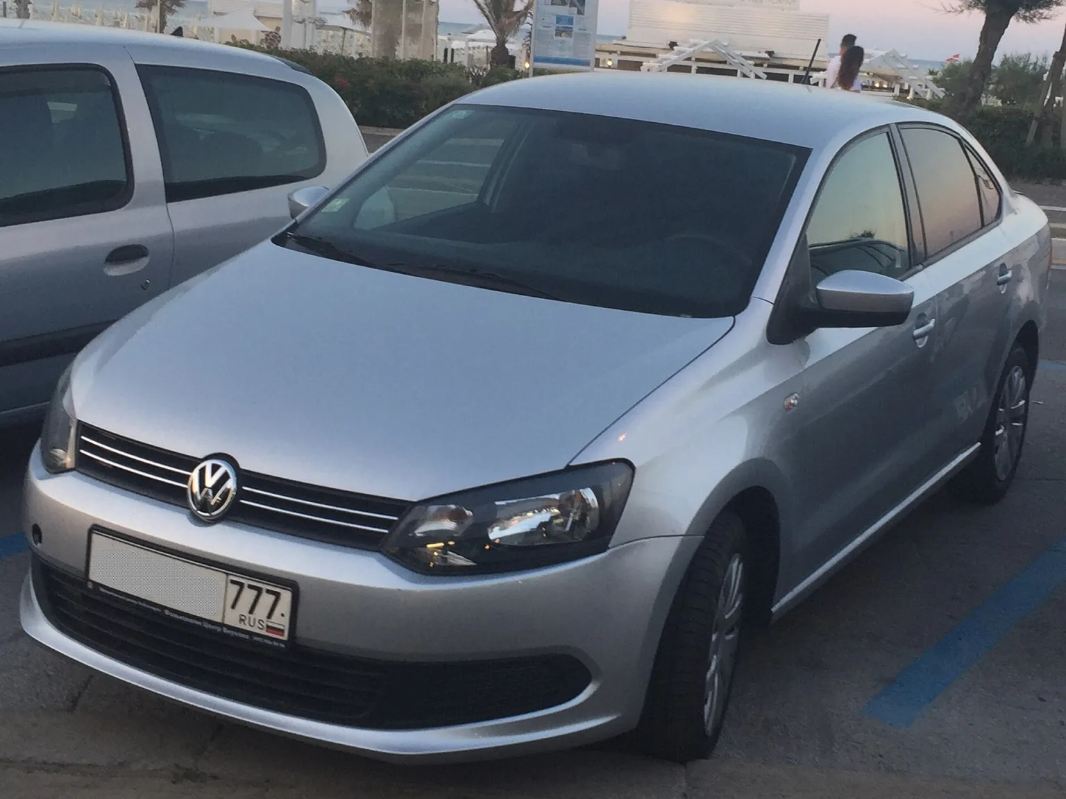 Russian-made Volkswagen Polo Sedan, likely from Kaluga plant, c.2011.