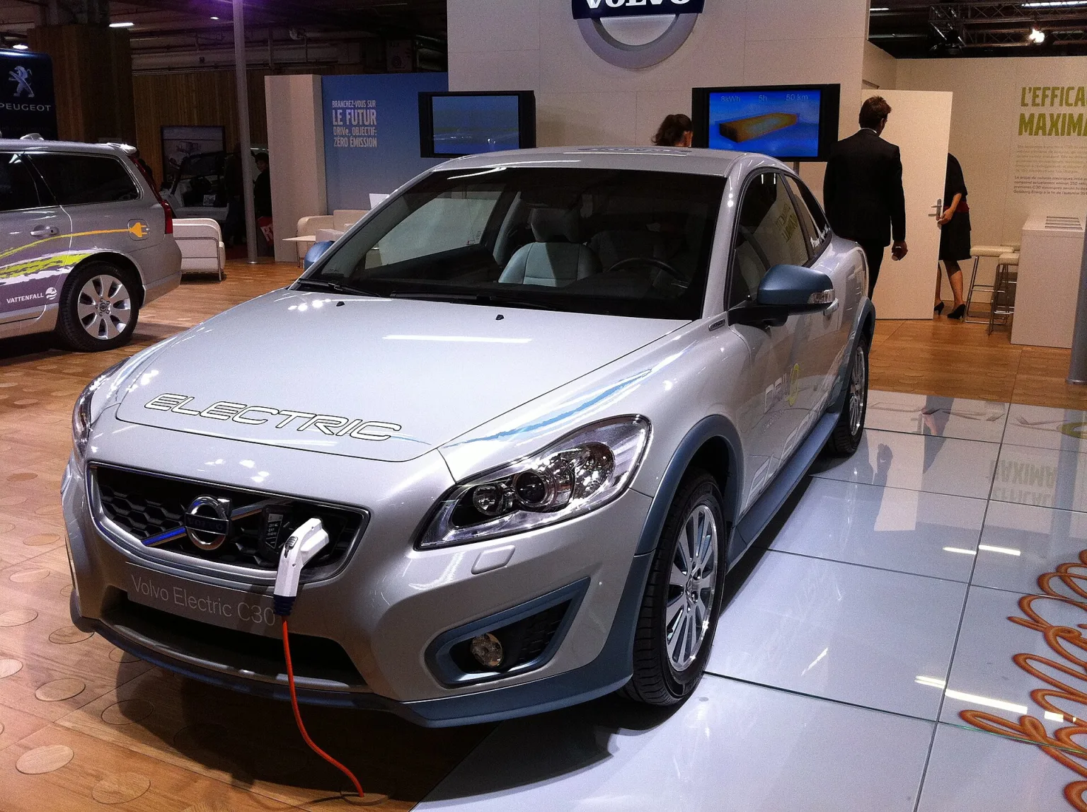 Volvo C30 Electric, production-ready model as revealed in 2009.