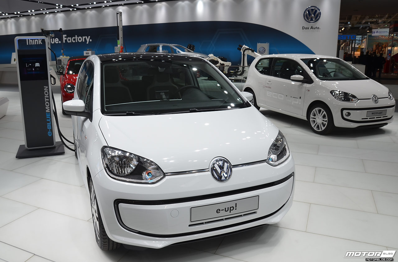 VW e-up! at Hannover Messe