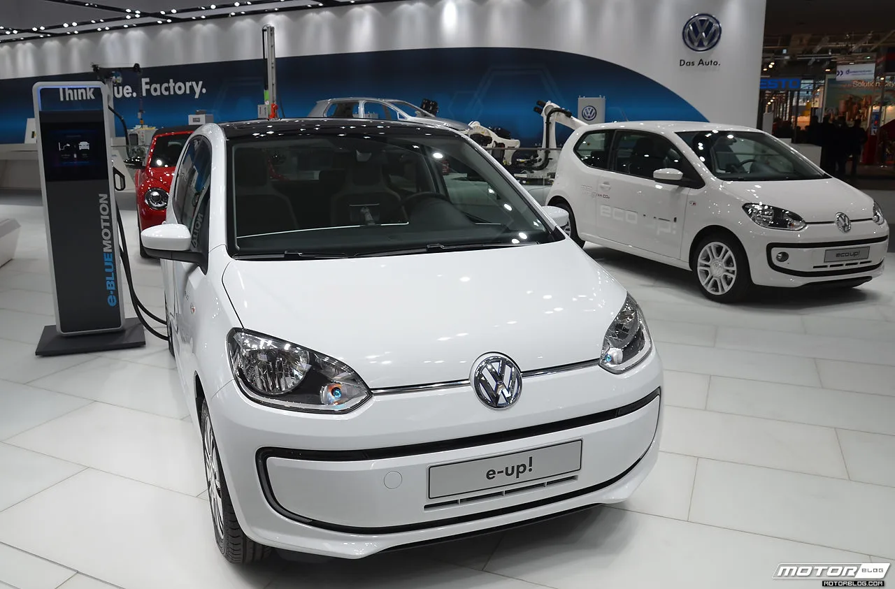 VW e-up! at Hannover Messe
