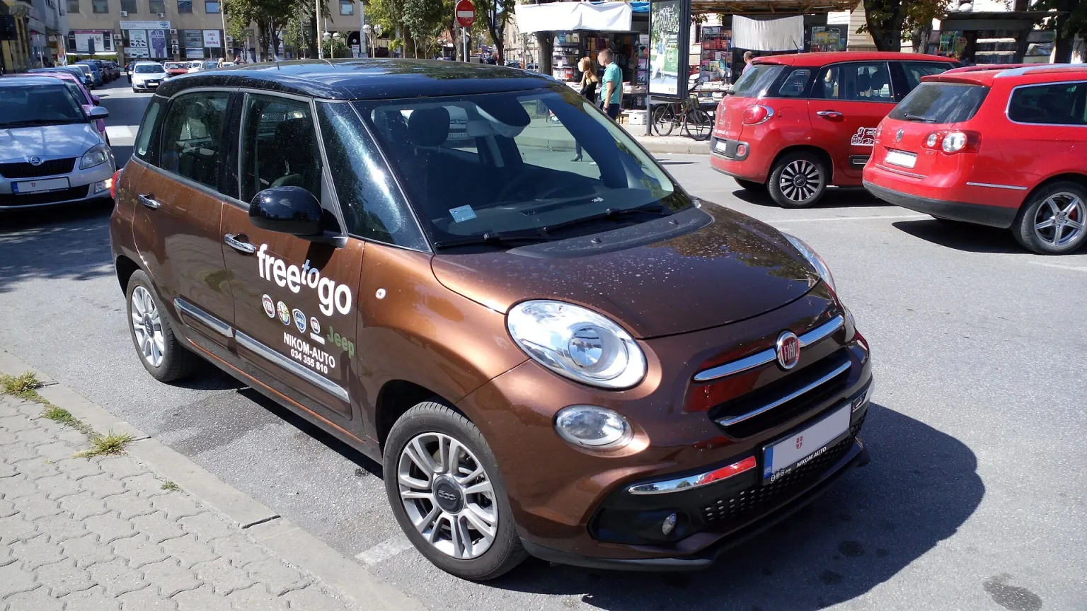 2017 Fiat 500L Facelift front view