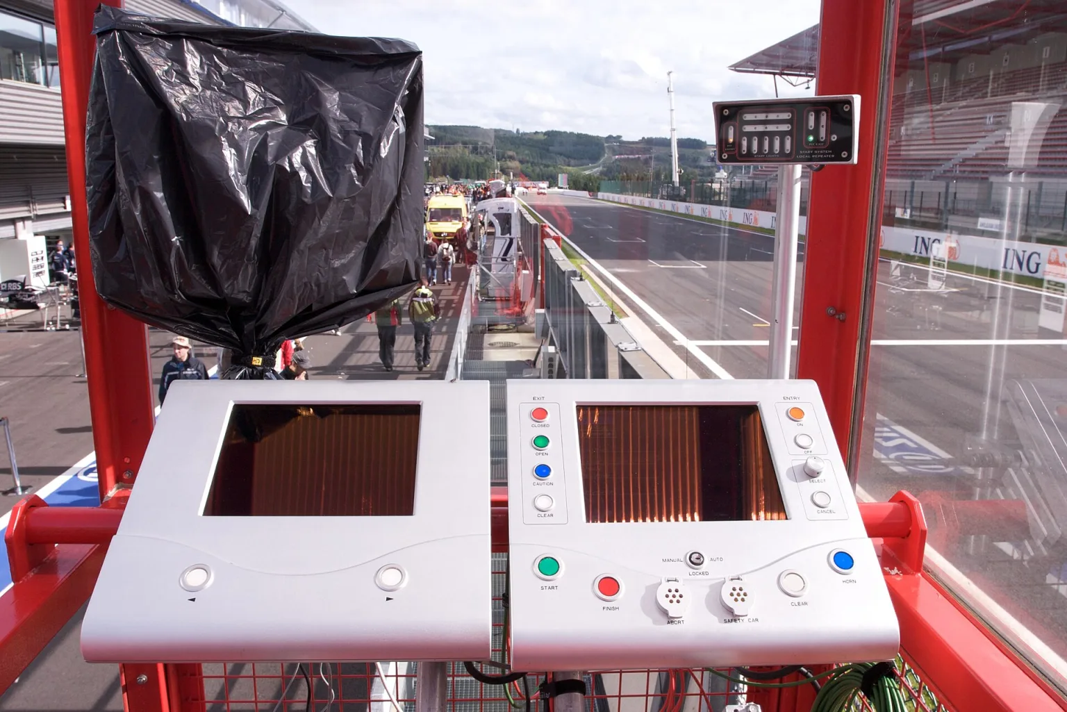 Charlie Whiting in race control