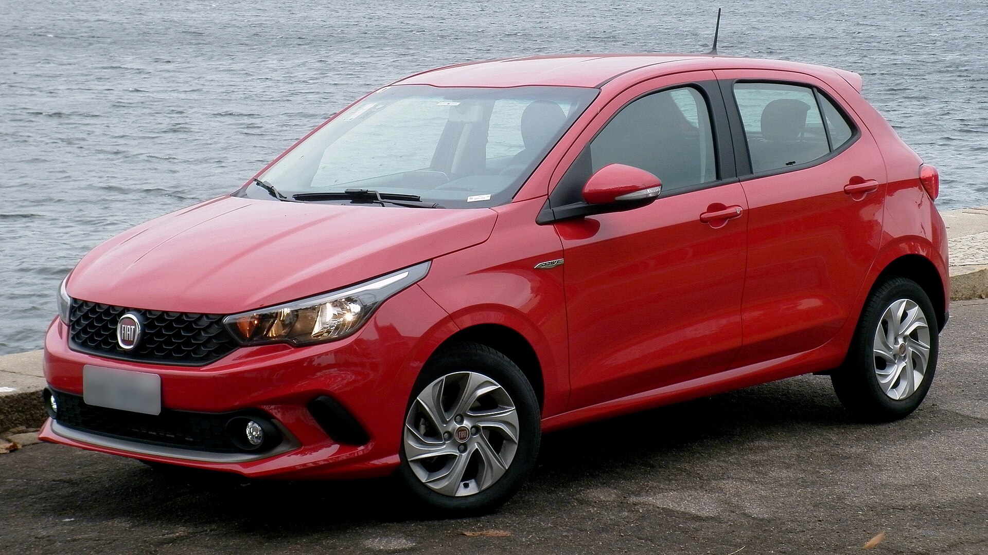 Fiat Argo hatchback, front three-quarter view