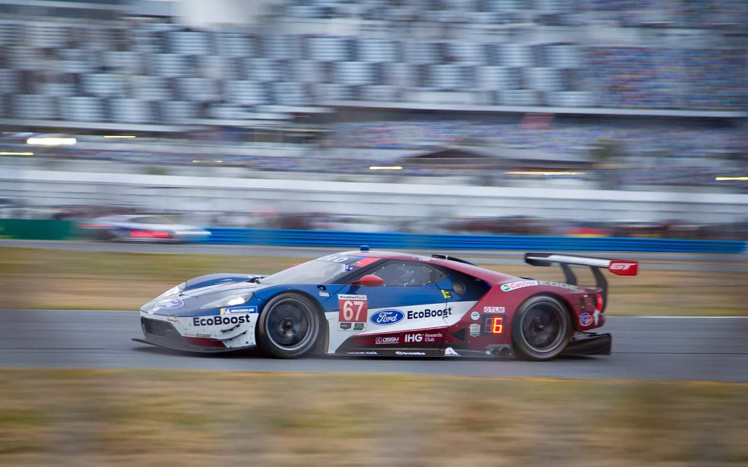 Ford GT racing at the 2018 Rolex 24 at Daytona
