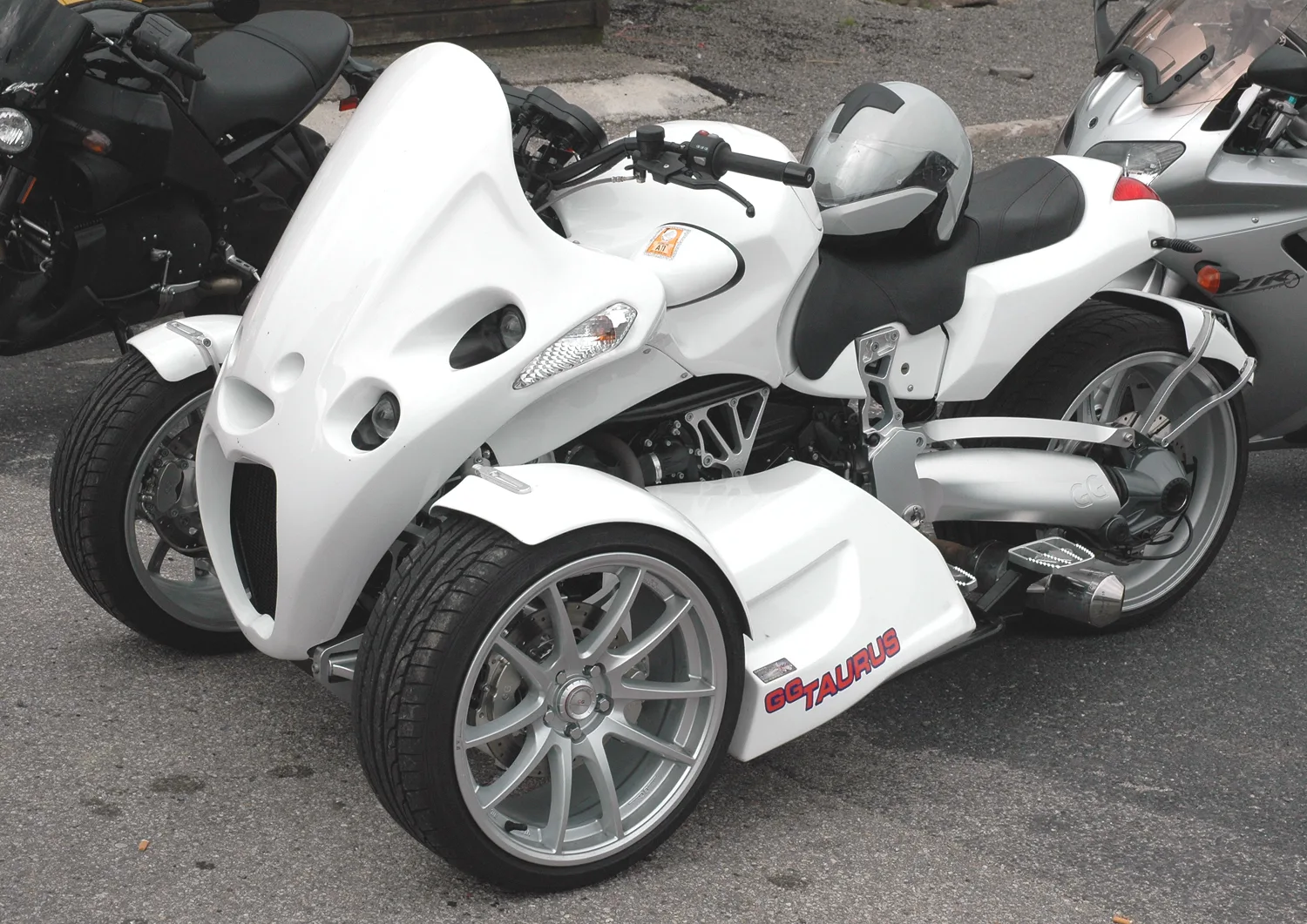 GG Taurus Trike parked on pavement