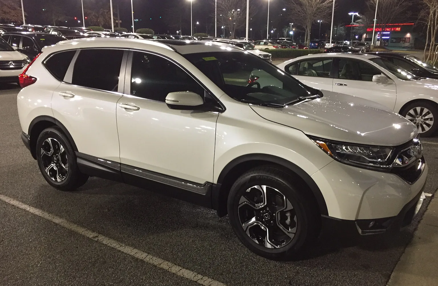 2017 Honda CR-V Touring parked outdoors