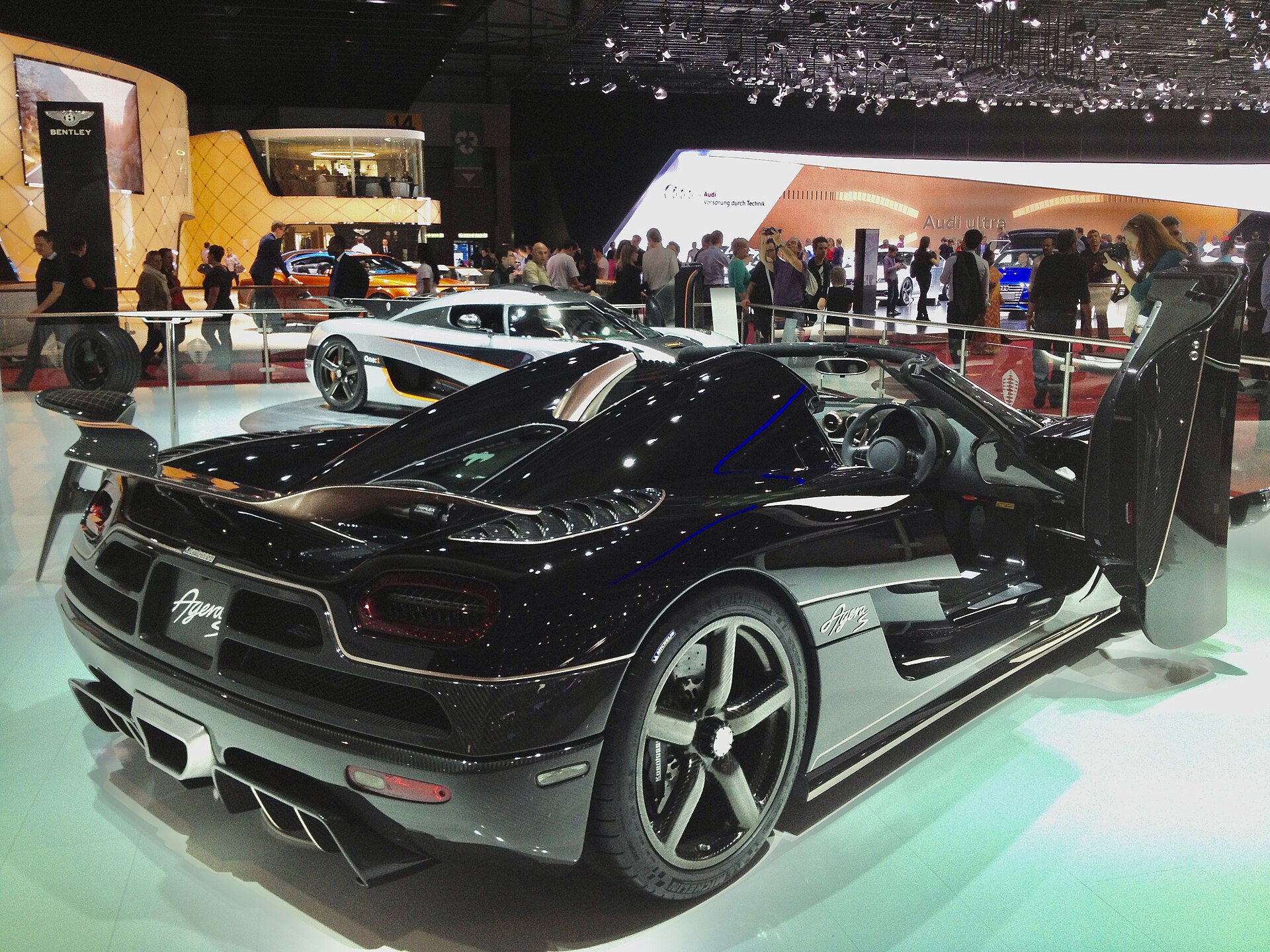 Koenigsegg Agera S on display at Geneva Motor Show