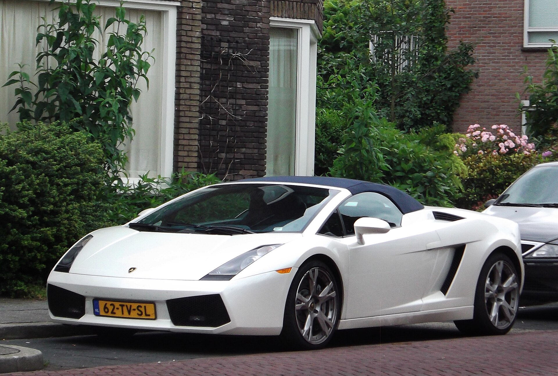 Lamborghini Gallardo coupe on the street