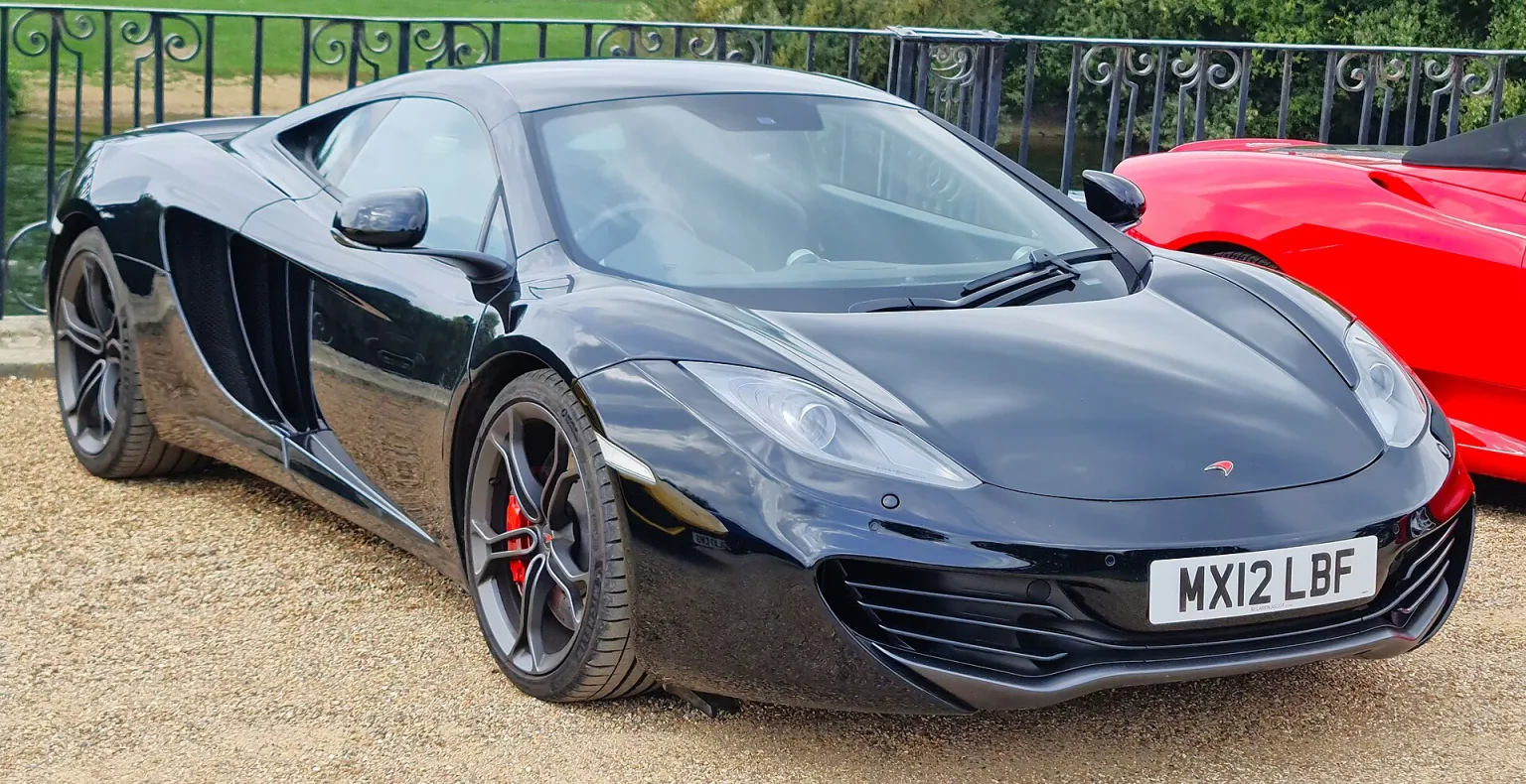2012 McLaren MP4-12C coupe on the road