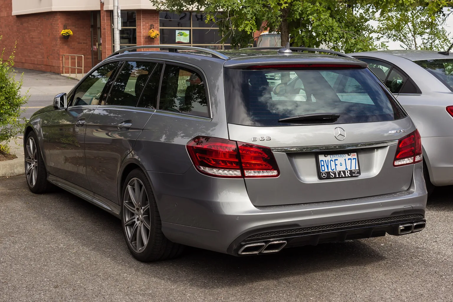 Mercedes-Benz E 63 AMG S212 parked on the street