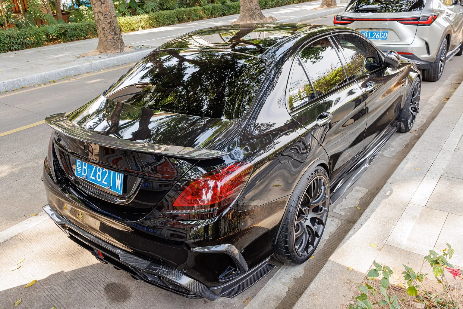 Mercedes-AMG C 63 (W205) sedan, front view
