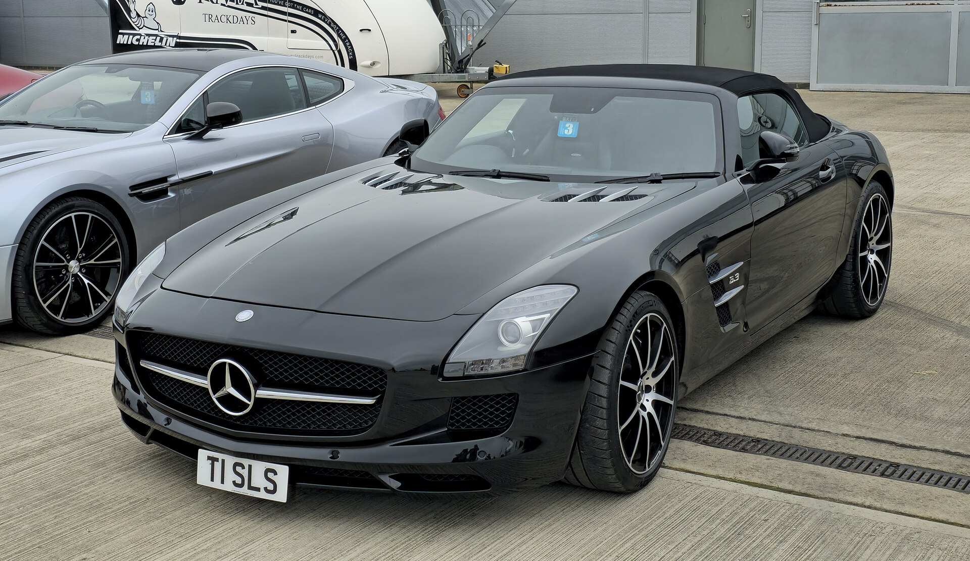 2013 Mercedes-Benz SLS AMG Roadster on the road