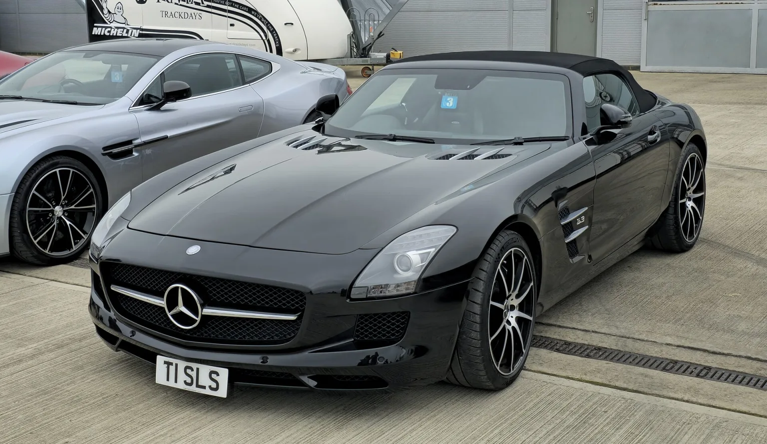 2013 Mercedes-Benz SLS AMG Roadster on the road